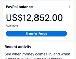 1 Valid Paypal Login USA +$1k